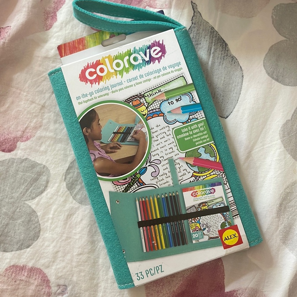 ALEX Art Colorave On-The-Go Coloring Journal